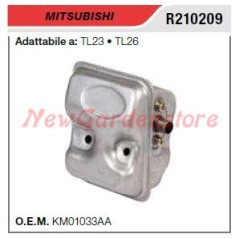 MITSUBISHI silencieux coupe-silencieux TL23 26 R210209 | NewgardenParts.com