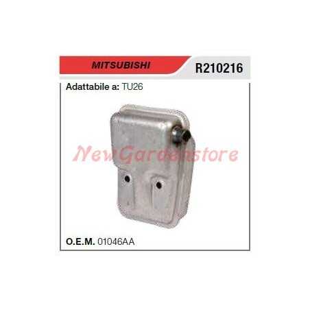 MITSUBISHI muffler muffler TU26 R210216 muffler TU26 R210216 | NewgardenParts.com
