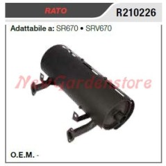 RATO Schalldämpfer Schalldämpfer RATO Motorgrubber SR670 SRV670 R210226