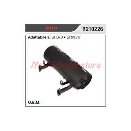 Marmitta silenziatore RATO motocoltivatore SR670 SRV670 R210226 | NewgardenParts.com