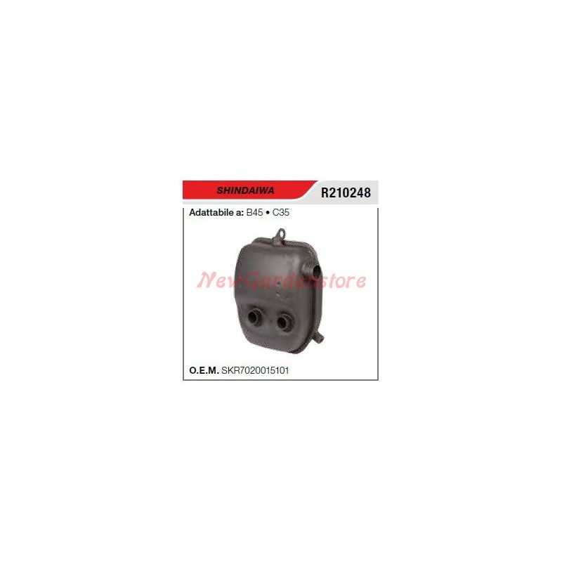 Marmitta silenziatore SHINDAIWA decespugliatore B45 C35 R210248