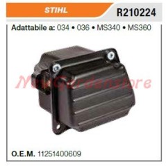 STIHL chainsaw silencer 034 036 MS340 MS360 R210224 | NewgardenParts.com
