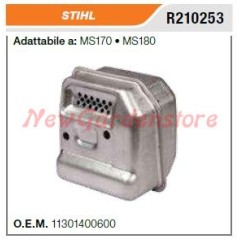 STIHL chainsaw MS170 180 R210253 muffler silencer | NewgardenParts.com
