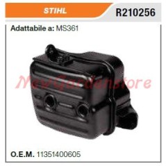 STIHL tronçonneuse MS361 R210256 silencieux d'échappement | NewgardenParts.com
