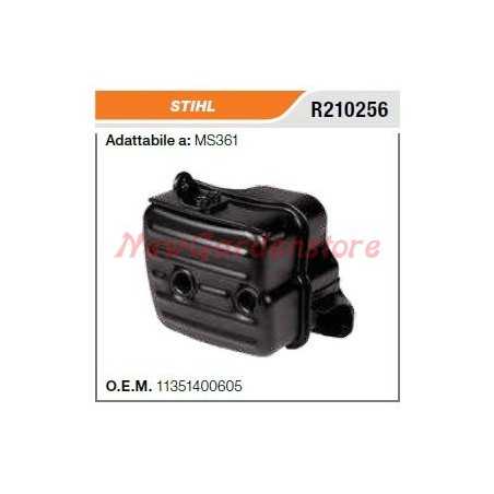 STIHL tronçonneuse MS361 R210256 silencieux d'échappement | NewgardenParts.com