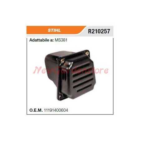 STIHL tronçonneuse MS381 R210257 silencieux d'échappement | NewgardenParts.com