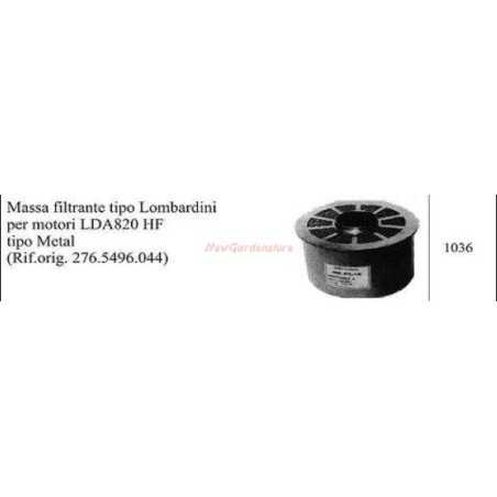 LOMBARDINI Filtermassen für Motorgrubber LDA 820 HF 1036 | NewgardenParts.com