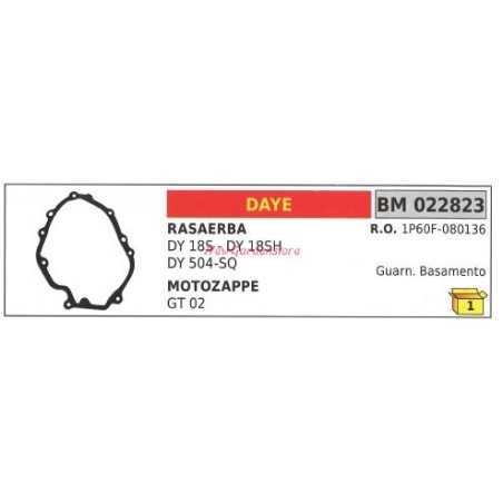 Gasket crankcase DAYE motor hoe GT 02 022823 | NewgardenParts.com