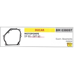 Guarnizione basamento motore DUCAR motopompa DP 80 DPT 80 038097 | NewgardenParts.com