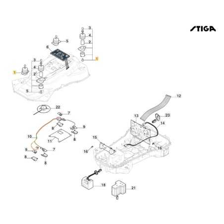 ORIGINAL STIGA a3000 rtk robot cortacésped 381394808/0 | NewgardenParts.com