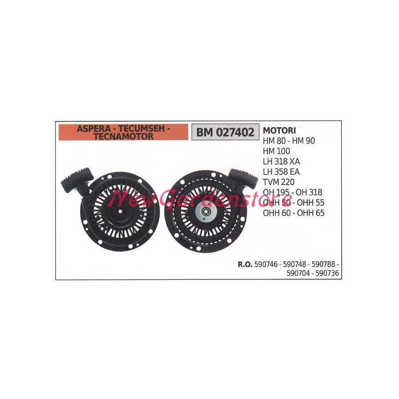 Arranque ASPERA motor cortacésped cortacésped HM 80 90 100 027402