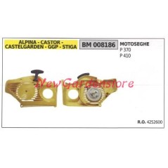 Starting CASTELGARDEN chainsaw engine P 370 410 008186 | NewgardenParts.com