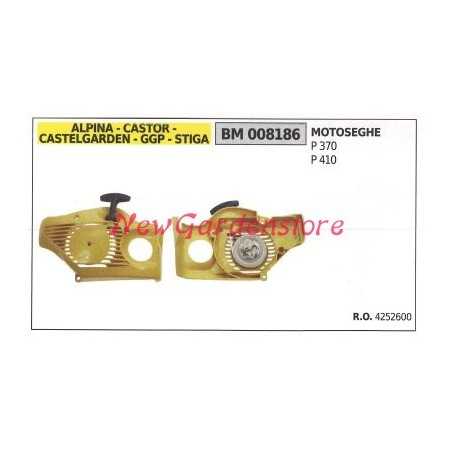 Starting CASTELGARDEN chainsaw engine P 370 410 008186 | NewgardenParts.com