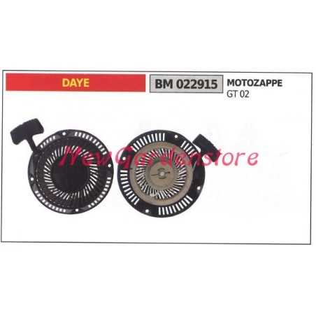 Starting the engine DAYE motor hoe GT 02 022915 | NewgardenParts.com