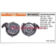 Start-up EMAK brushcutter OM 720 722S 726S 009363 | NewgardenParts.com