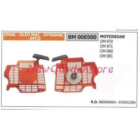 EMAK chainsaw OM 970 971 980 981 006500 engine start-up | NewgardenParts.com