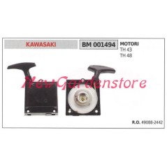 Starting KAWASAKI brushcutter motor TH 43 48 001494 | NewgardenParts.com