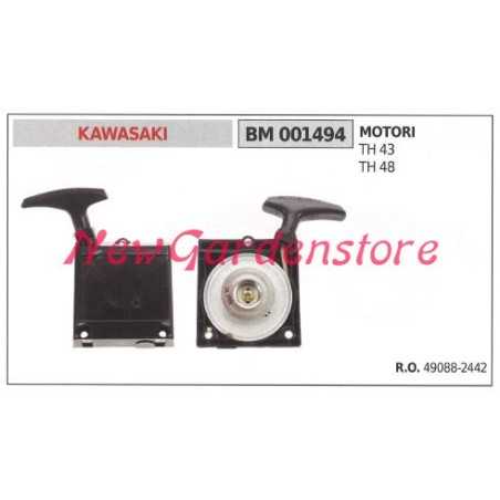 Starting KAWASAKI brushcutter motor TH 43 48 001494 | NewgardenParts.com