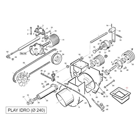 Guarnizione camino PLAYGREEN PG SR ORIGINALE GIANNI FERRARI BFB 95049000024 | NewgardenParts.com