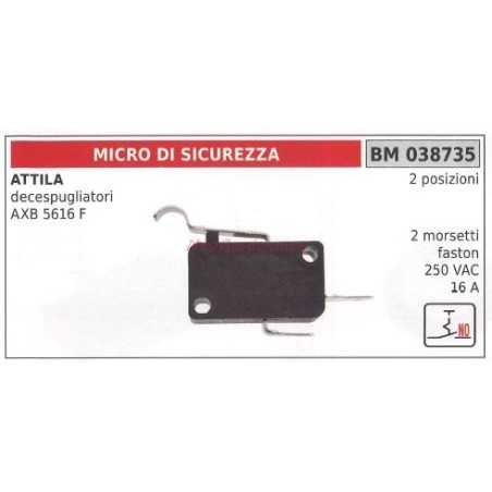 Microinterruptor de seguridad ATTILA desbrozadora AXB 5616 F 038735 | NewgardenParts.com
