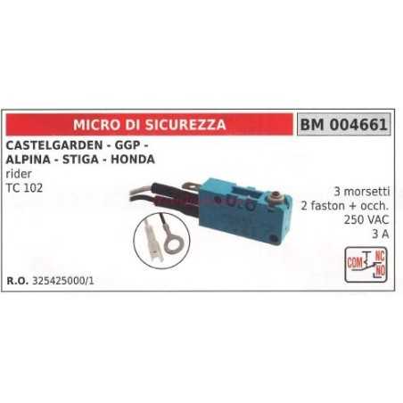 Microinterruptor de seguridad CASTELGARDEN rider TC 102 004661 | NewgardenParts.com