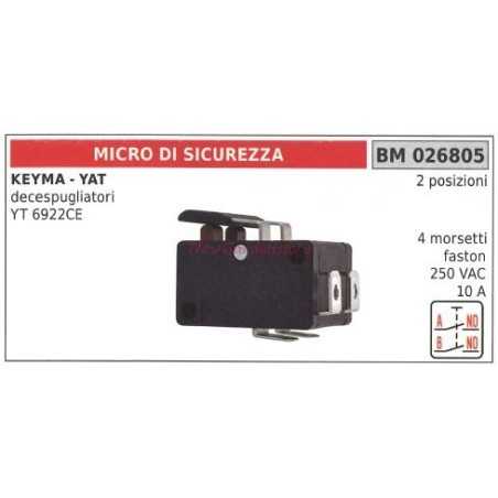 Micro interrupteur de sécurité KEYMA débroussailleuse YT 6922CE 026805 | NewgardenParts.com