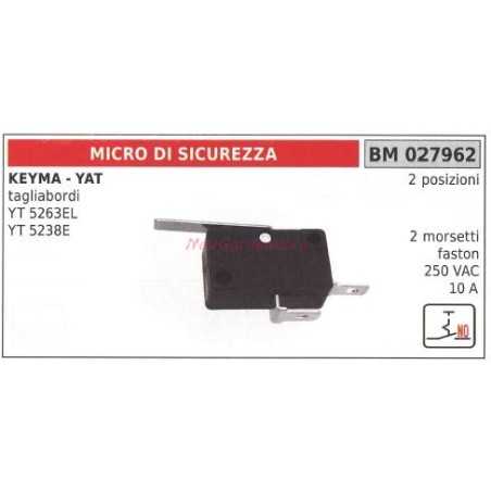 KEYMA micro-interrupteur de sécurité YT 5263EL débroussailleuse YT 5238E 027962 | NewgardenParts.com