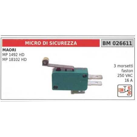 Microinterruptor de seguridad MAORI MP 1492HD 026611 | NewgardenParts.com