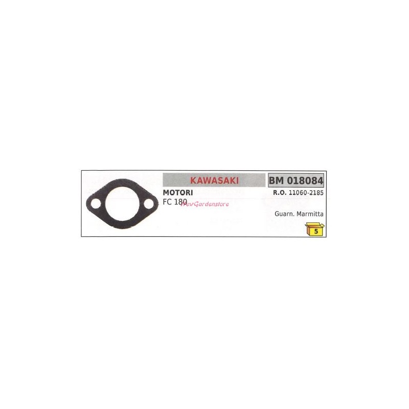 Gasket muffler KAWASAKI lawn mower mower FC 180 018084