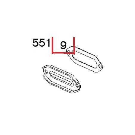 Original BRIGGS & STRATTON Rasenmäher-Motorabdeckungsdichtung 696931 | NewgardenParts.com