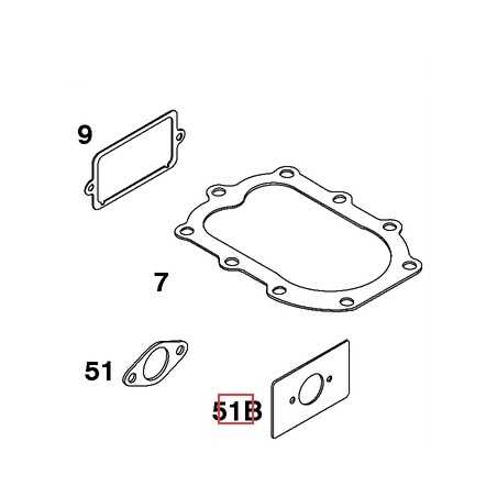 Original BRIGGS & STRATTON Rasenmähermotordichtung | NewgardenParts.com