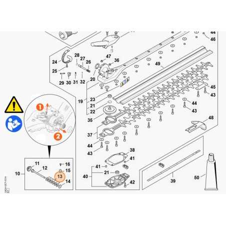 Cup spring 15x8.2x0.8 hedge trimmer models HLA135 ORIGINAL STIHL 94866481012 | NewgardenParts.com