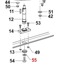 Molla a tazza piatto lame ORIGINALE GIANNI FERRARI macchina professionale GTM155 | NewgardenParts.com