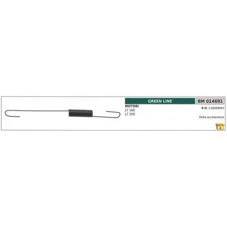 GREEN LINE accelerator spring for LT 160 200 engine 014691 | NewgardenParts.com