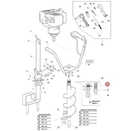 ORIGINAL ACTIVE auger drill bit attachment spring t143 - tdu155 20816 | NewgardenParts.com