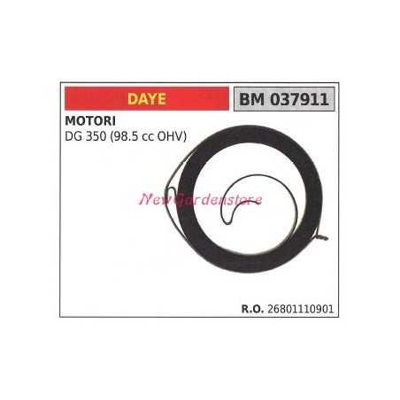 Muelle de arranque cortacésped DAYE DG 350 98.5 cc ohv 037911 | NewgardenParts.com