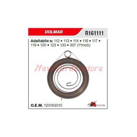 DOLMAR starter spring for brushcutter 112 114 116 117 119 120 123 R161111 | NewgardenParts.com