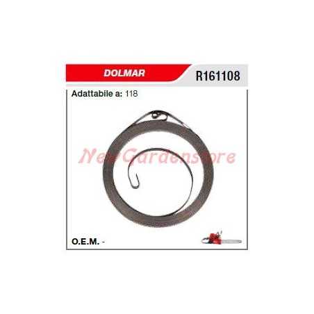 DOLMAR brushcutter starter spring 118 R161108 | NewgardenParts.com
