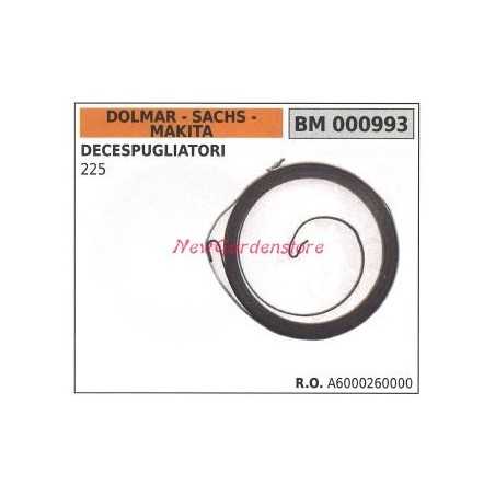 DOLMAR brushcutter starter spring 225 000993 | NewgardenParts.com