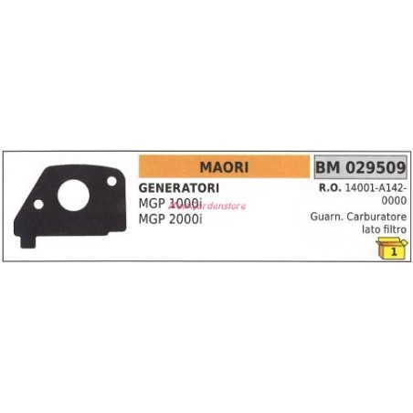 Guarnizione carburatore lato filtro MAORI generatore MGP 1000i 2000i 029509 | NewgardenParts.com