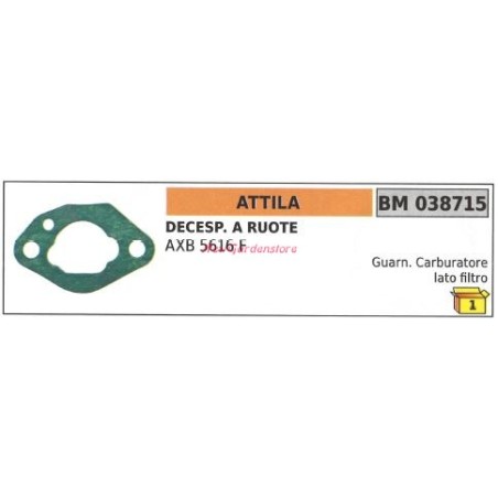 Guarnizione carburatore lato filtro ATTILA decespugliatore AXB 5616F 038715 | NewgardenParts.com