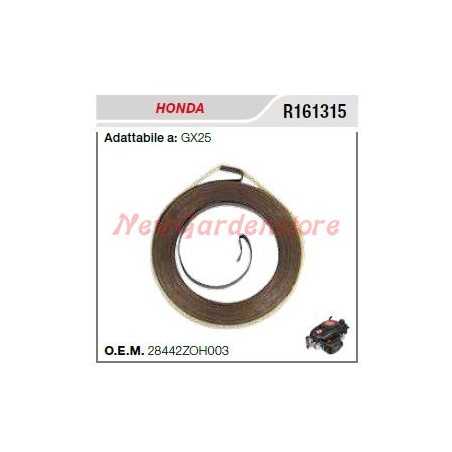 Muelle de arranque HONDA para desbrozadora GX25 R161315 | NewgardenParts.com
