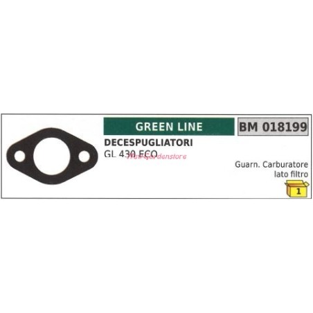 Guarnizione carburatore lato filtro GREENLINE decespugliatore GL 430 ECO 018199 | NewgardenParts.com