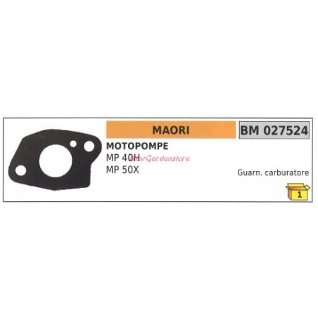 Guarnizione carburatore MAORI motopompa MP 40H 50X 027524 | NewgardenParts.com