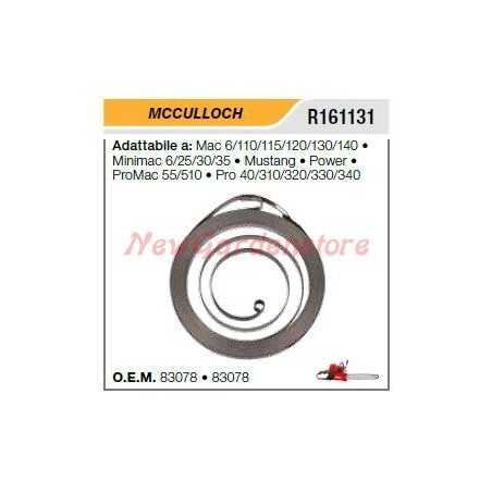 MCCULLOCH starter spring Mac 6/110/115/120/130/140 R161131 | NewgardenParts.com