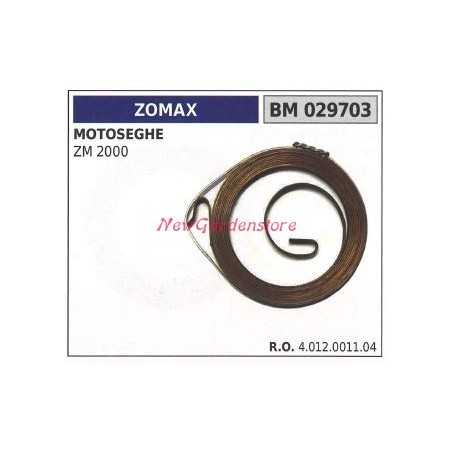 Ressort de démarrage ZOMAX pour débroussailleuse ZM 2000 029703 | NewgardenParts.com