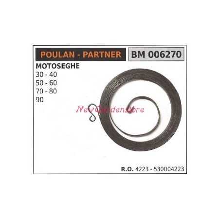 POULAN chain saw starter spring 30 40 50 60 70 80 90 006270 | NewgardenParts.com