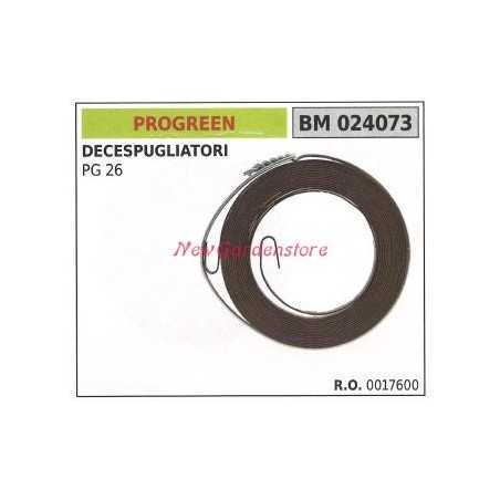 PROGREEN Bürstenmäher-Startfeder PG 26 024073 | NewgardenParts.com
