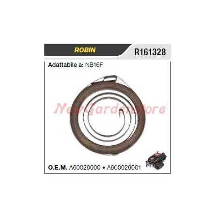 Muelle de arranque ROBIN para motosierra NB16F R161328 | NewgardenParts.com