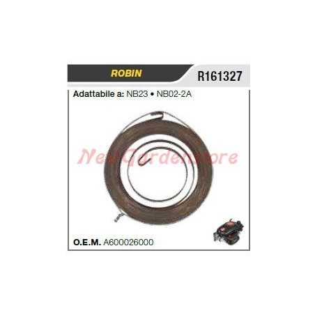 Muelle de arranque ROBIN para motosierra NB23 NB02-2A R161327 | NewgardenParts.com